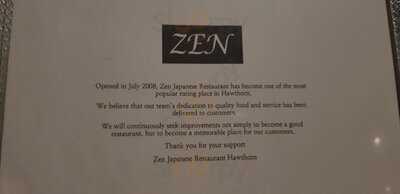 Zen Japanese Restaurant