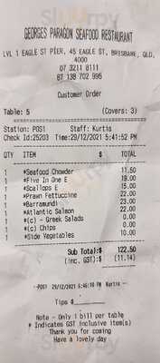 George's Paragon Seafood Restaurant