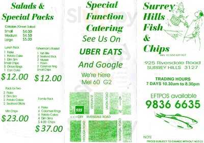 Surrey Hills Fish And Chips