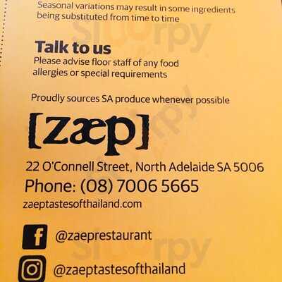 Zaep Tastes Of Thailand