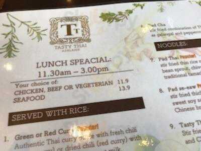 Tasty Thai Bar And Bistro