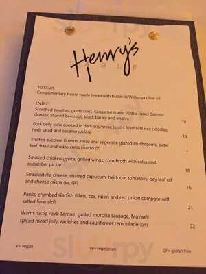 Henry's Table