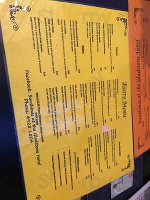 Sunshines At The Gladstone Hotel