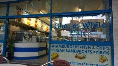 Blue & White Cafe