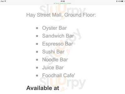 David Jones Food Hall