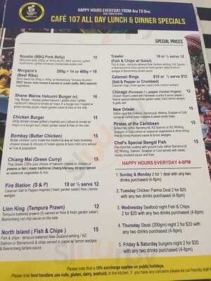 Cafe107 Latrobe Terrace