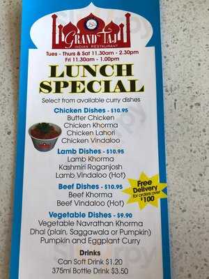 Grand Taj Indian Restaurant