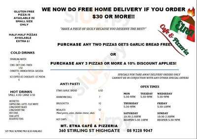 Mt. Etna Cafe & Pizzeria