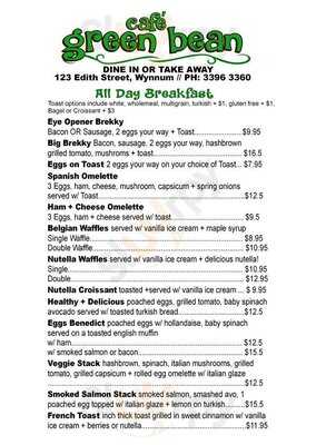 Cafe Green Bean