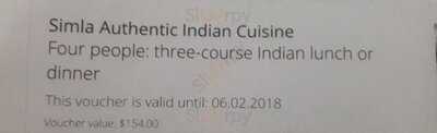 Simla Indian Restaurant