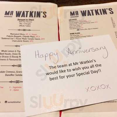 Mr Watkins Bar