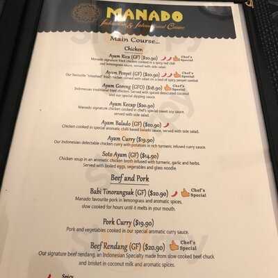 Manado Indonesian & International Cuisine