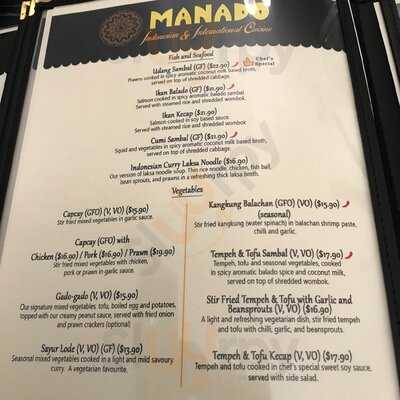 Manado Indonesian & International Cuisine