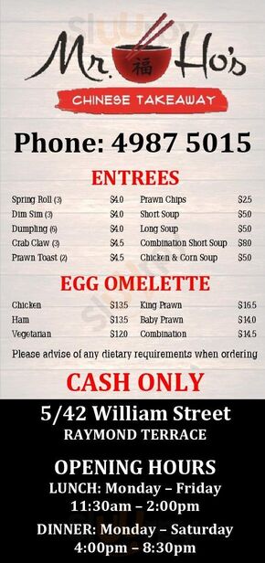 Mr Ho's Chinese Takeaway