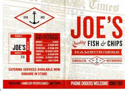 Joe's Fish And Chips