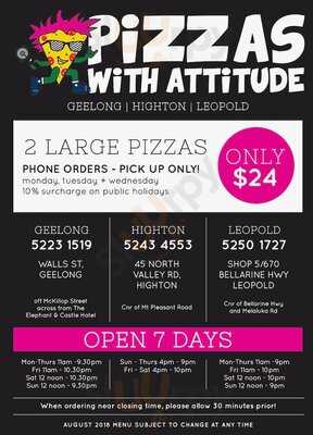 Pizza With Attitude Geelong