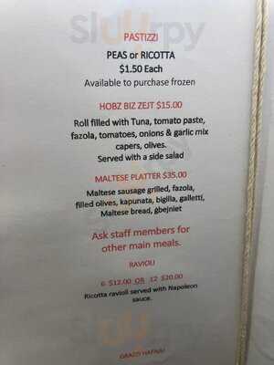 New Maltese Pastizzi Bar/restaurant