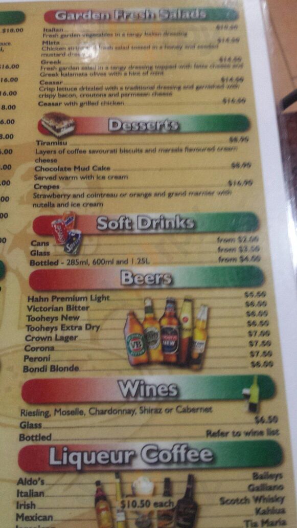 Aldos Pizza Restaurant