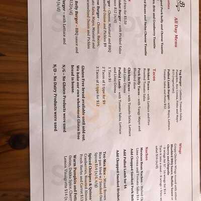 Bluebird Kitchen And Bar