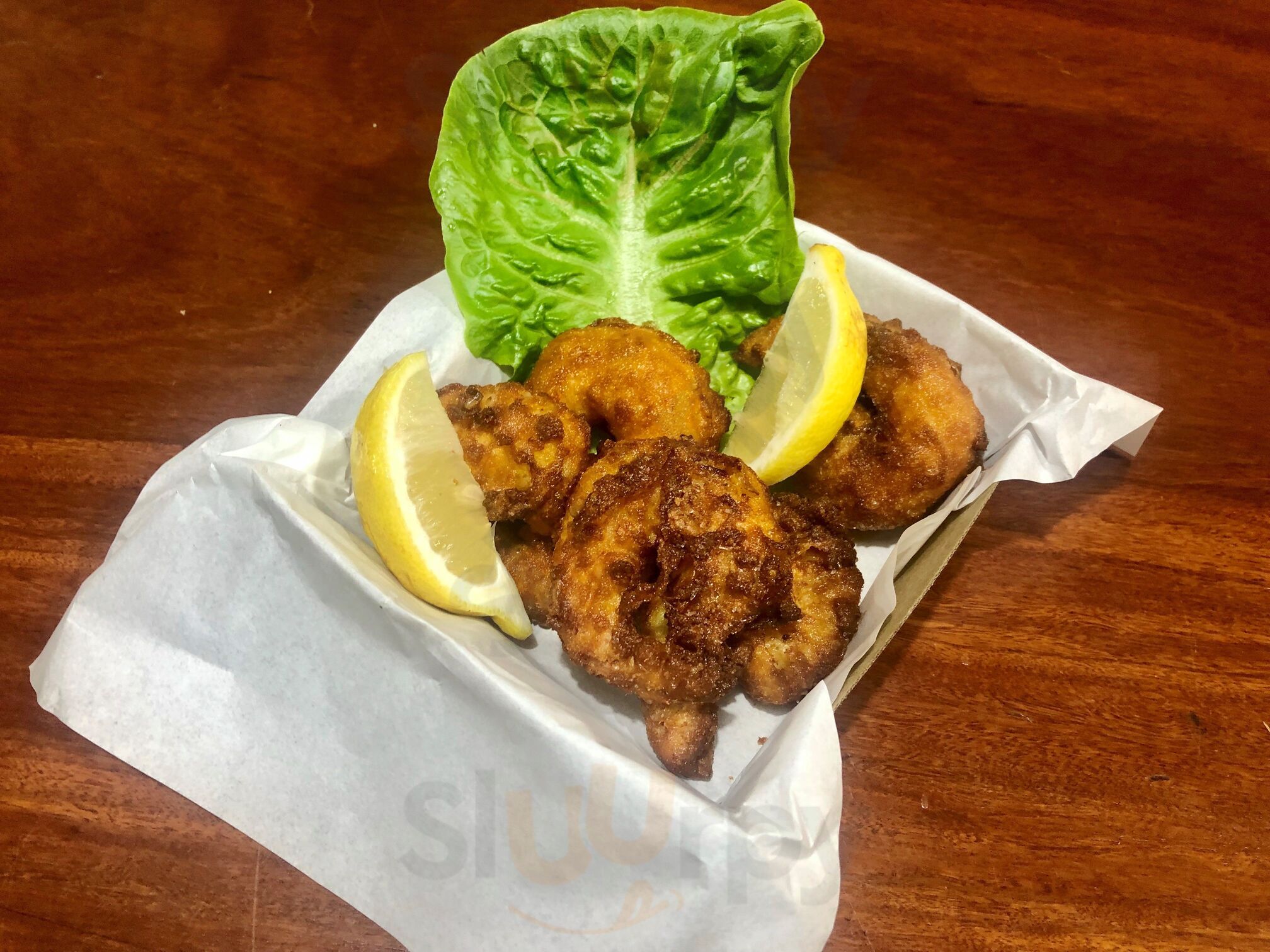 Drunken Sailor Fish Burgers Chips