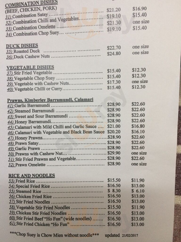 Lwoy's Chinese Restaurant