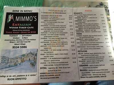 Mimmo's Eatalian Woodfired Cafe