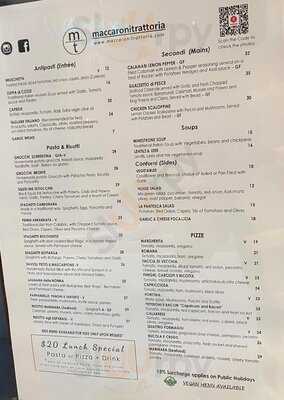 Maccaroni Trattoria Italiana