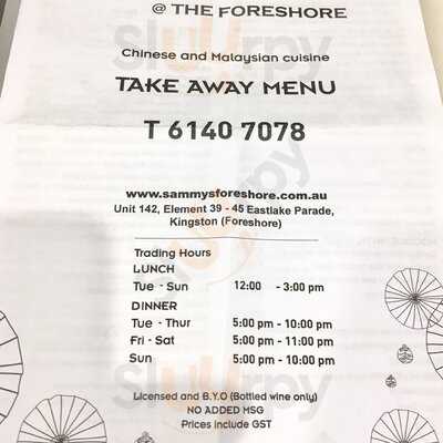 Sammy's The Foreshore