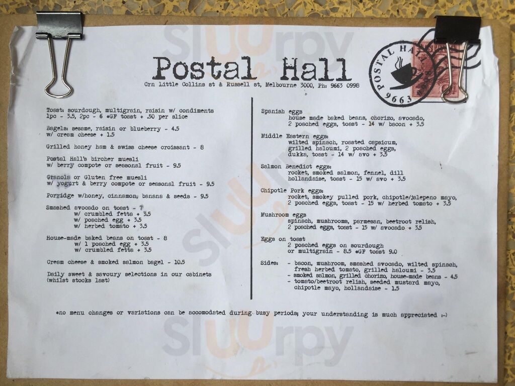 Postal Hall