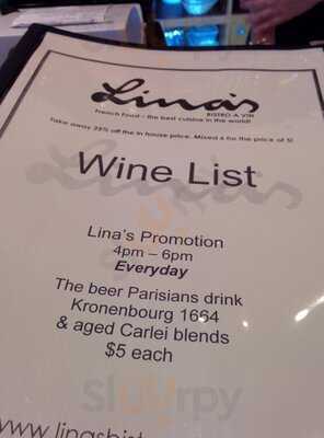 Lina's Bistro A Vin