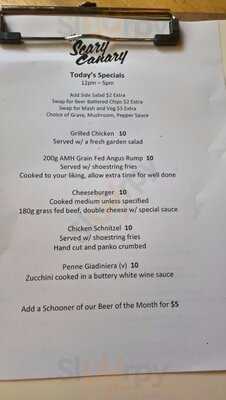 Scary Canary Backpacker Bar