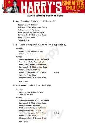 Harry's Singapore Chilli Crab