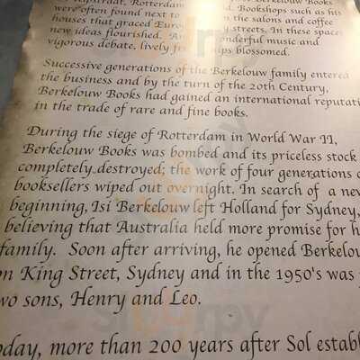 Cafe 1812 At Berkelouw Book Sellers