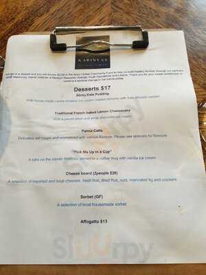 Karinya’s Restaurant & Wine Bar