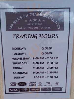 Mr Bill's Vietnamese Canteen