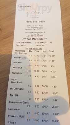 The Gardens Restaurant And Terrace Bar