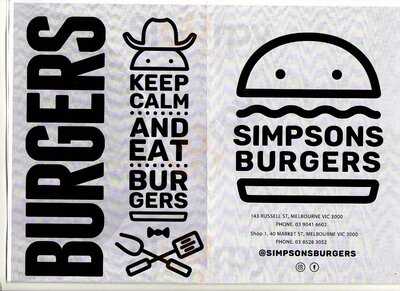 Simpsons Burgers