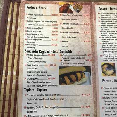 Tacacaria Amazônia Cozinha Regional