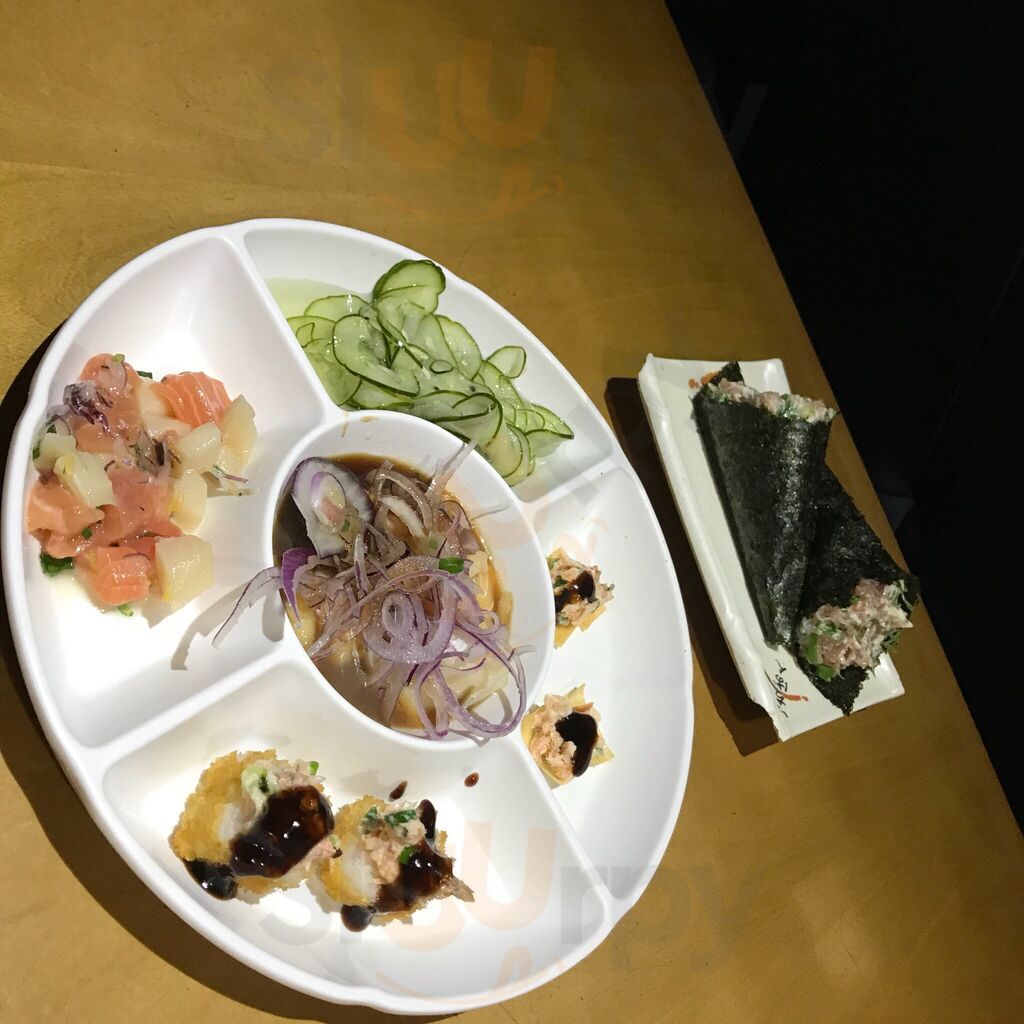 Menu at Watashi Sushi restaurant, Piracicaba