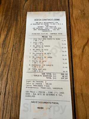 Adega Santiago Shopping Cidade Jardim