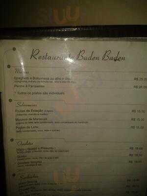 Restaurante Baden Baden