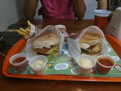 The Burgers On The Table