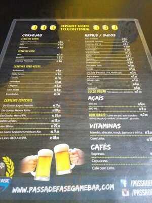 Passa De Fase Game Bar