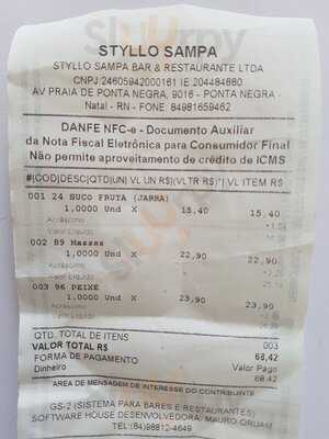 Restaurante Styllo Sampa