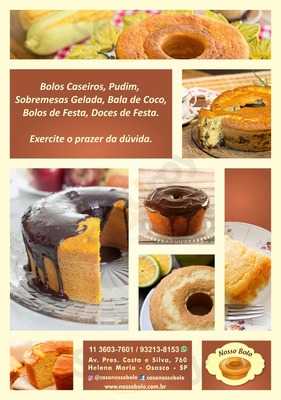 Nosso Bolo Confeitaria