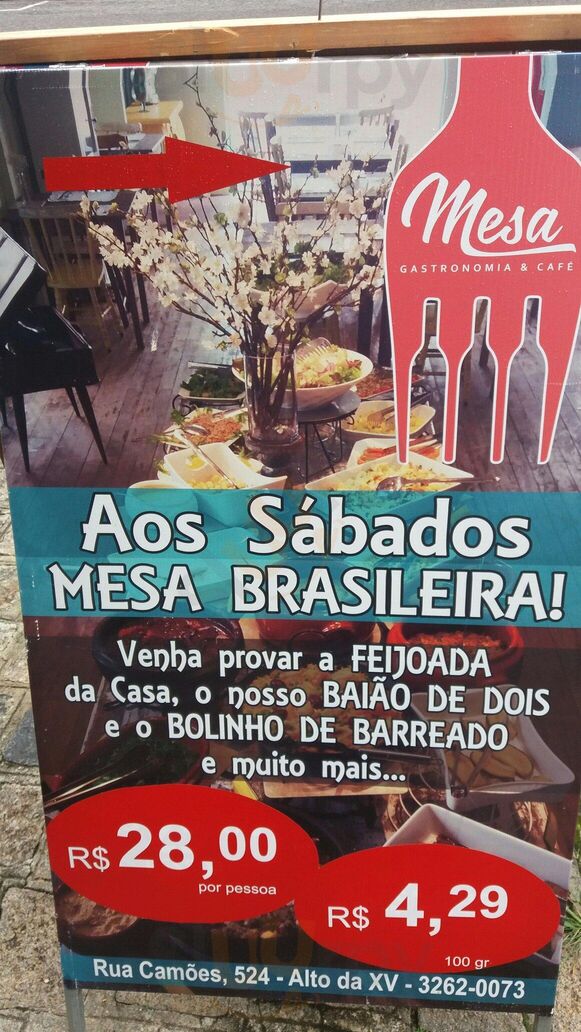 Mesa Gastronomia E Cafe
