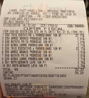 Spedini Trattoria Mueller