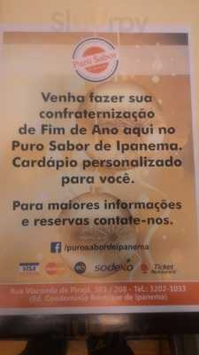 Restaurante Puro Sabor De Ipanema