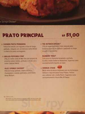 Outback Steakhouse - Shopping Metrô Santa Cruz