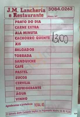 J M Lancheria E Restaurante